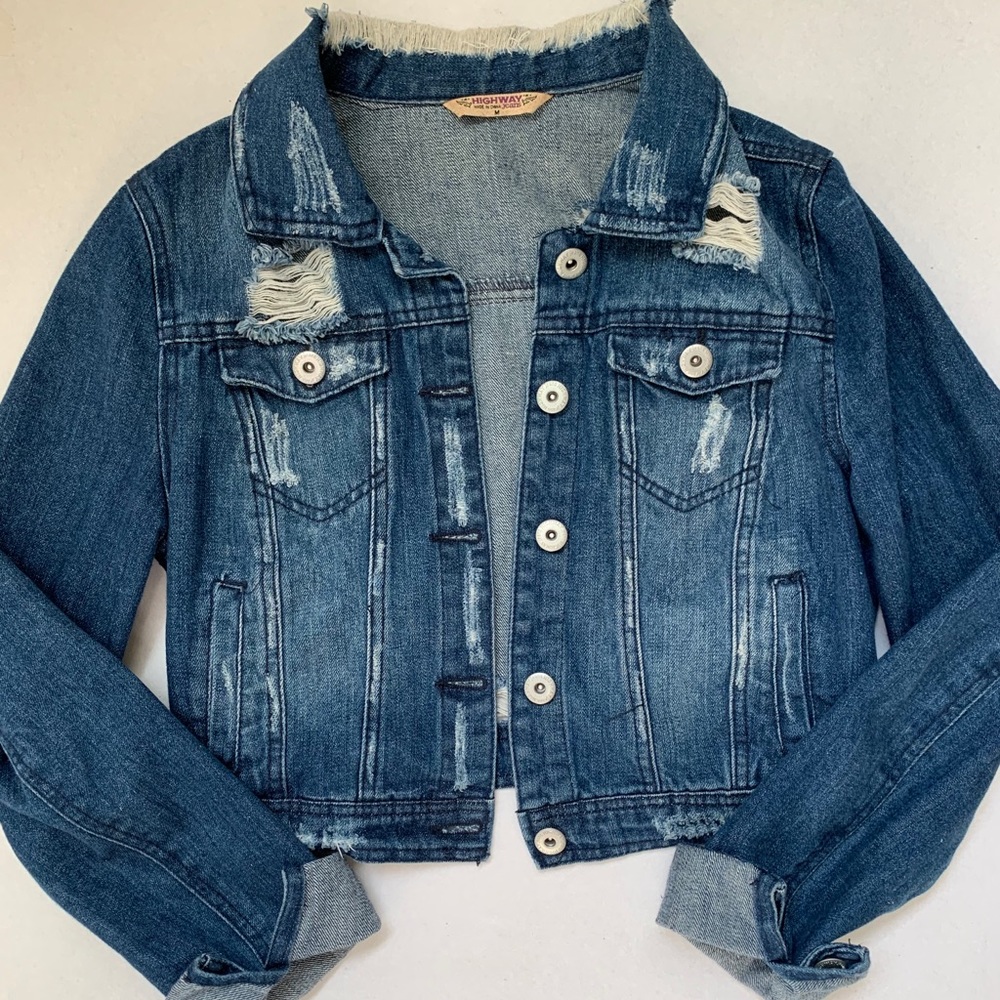 Cropped Jean Jacket